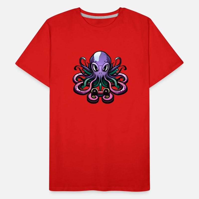 Troy the Octupus Männer Premium Bio T-Shirt