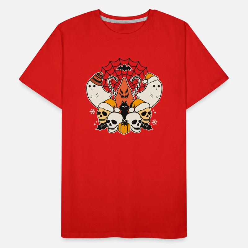 Spooky Halloween Men's Premium Organic T-Shirt