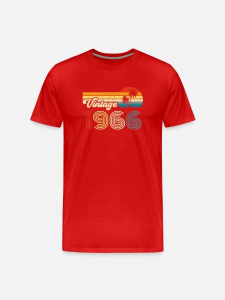 Millésime 1966 - T-shirt bio Premium Homme - rouge