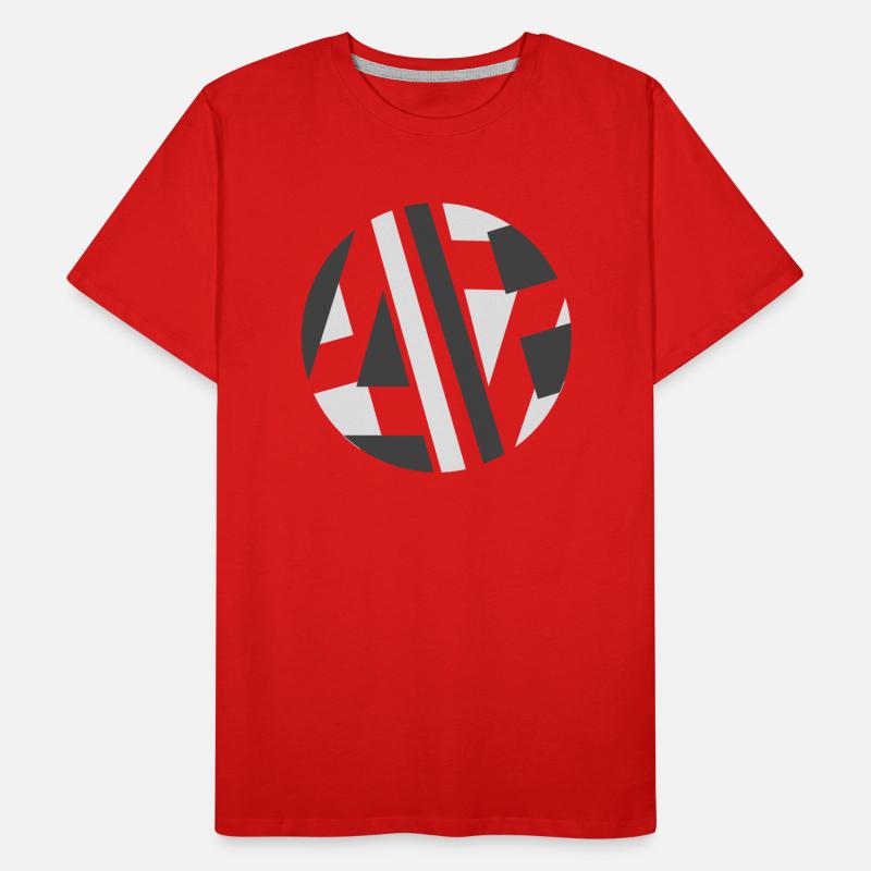 Conception abstraite T-shirt bio Premium Homme
