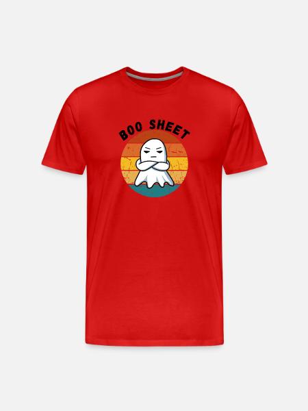 Boo sheet - T-shirt bio Premium Homme - rouge
