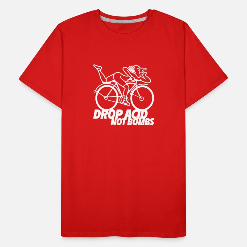 Drop Acid Not Bombs Men's Premium Organic T-Shirt