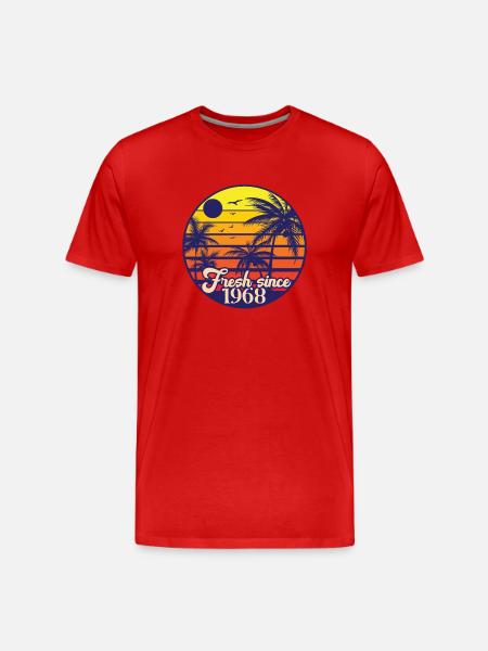 Millésime 1968 - T-shirt bio Premium Homme - rouge