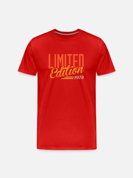 Millésime 1978 - T-shirt bio Premium Homme - rouge