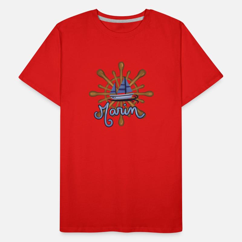 marin T-shirt bio Premium Homme