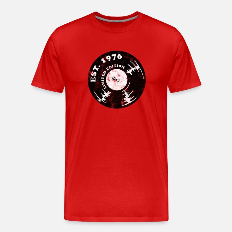 1976 Limited Edition - Männer Premium Bio T-Shirt - Rot