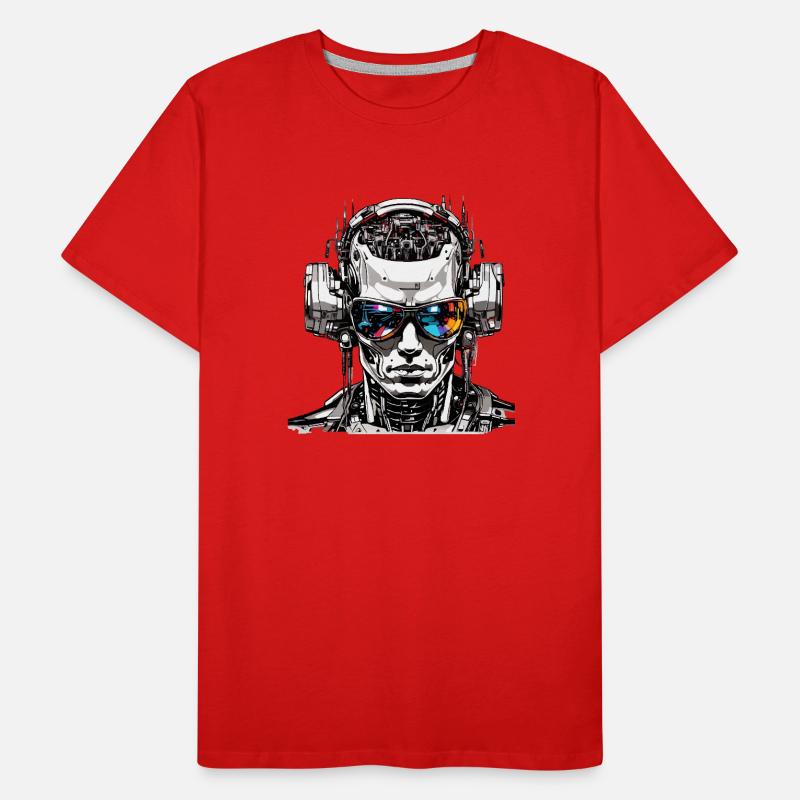 Android, Cyborg Deejay, TRANCE Men's Premium Organic T-Shirt