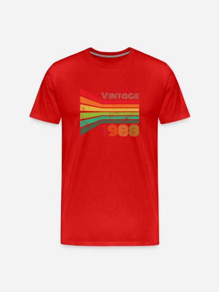 Millésime 1988 - T-shirt bio Premium Homme - rouge