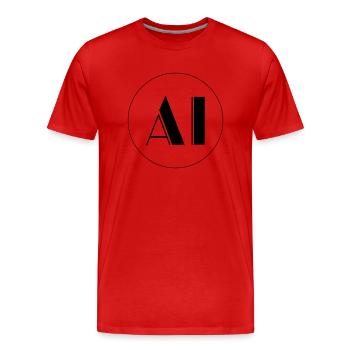 Affinity Inspiration - Men's Premium Organic T-Shirt - red - Front - Damien (186cm)