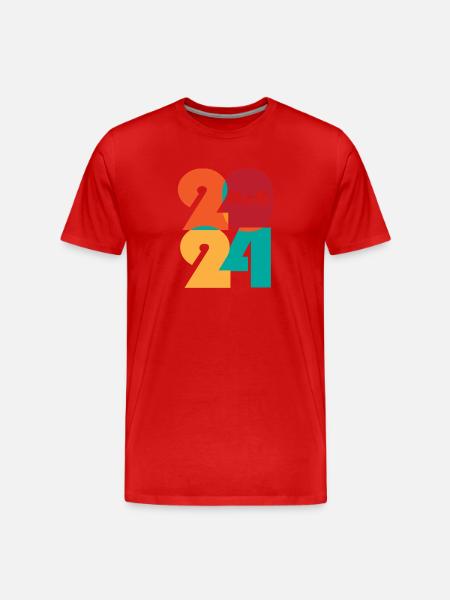 Maman 2024 - T-shirt bio Premium Homme - rouge
