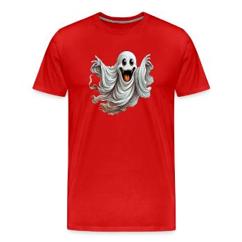 Ghosts, supernatural beings or imagination? - Men's Premium Organic T-Shirt - red - Front - Damien (186cm)