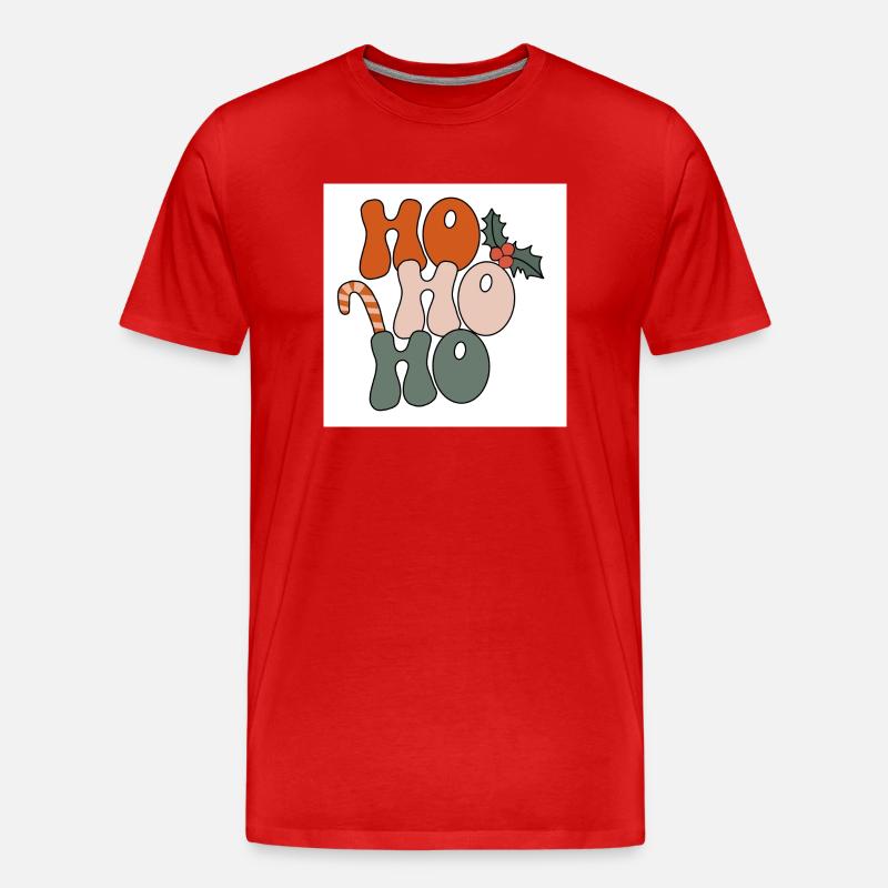 Hoho - Männer Premium Bio T-Shirt - Rot