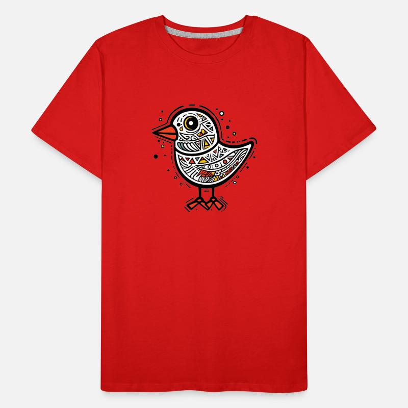 Vogel Männer Premium Bio T-Shirt