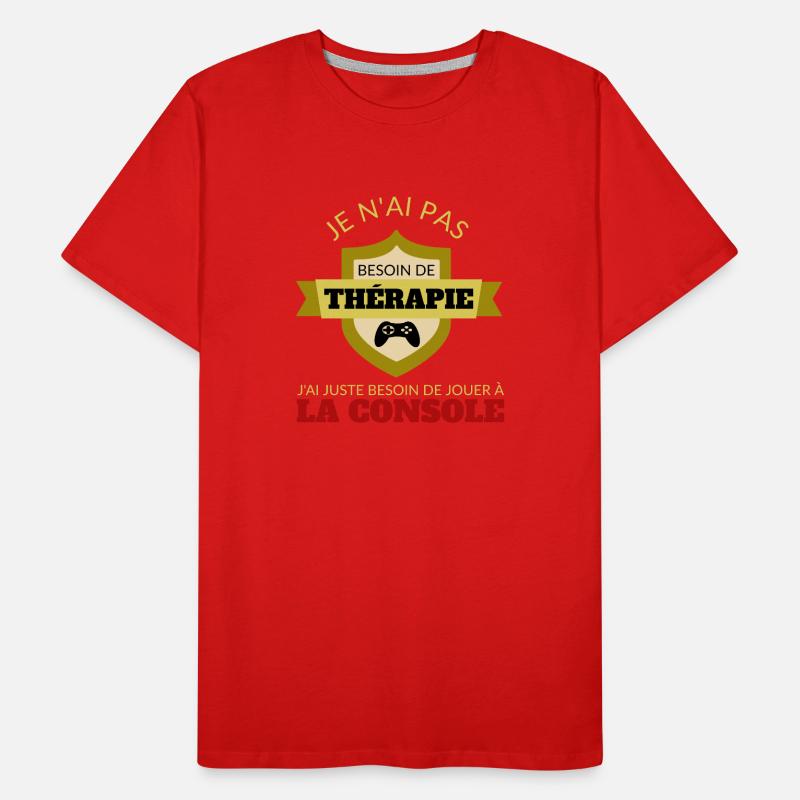 Jouer Console T-shirt bio Premium Homme