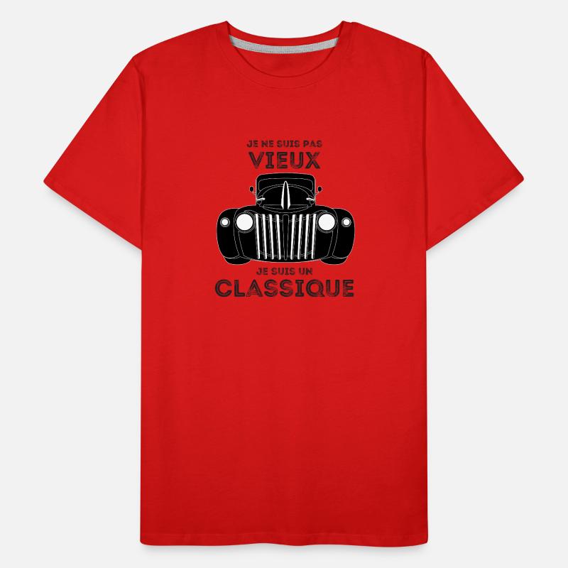 Ich bin nicht alt, ich bin ein Klassiker Männer Premium Bio T-Shirt