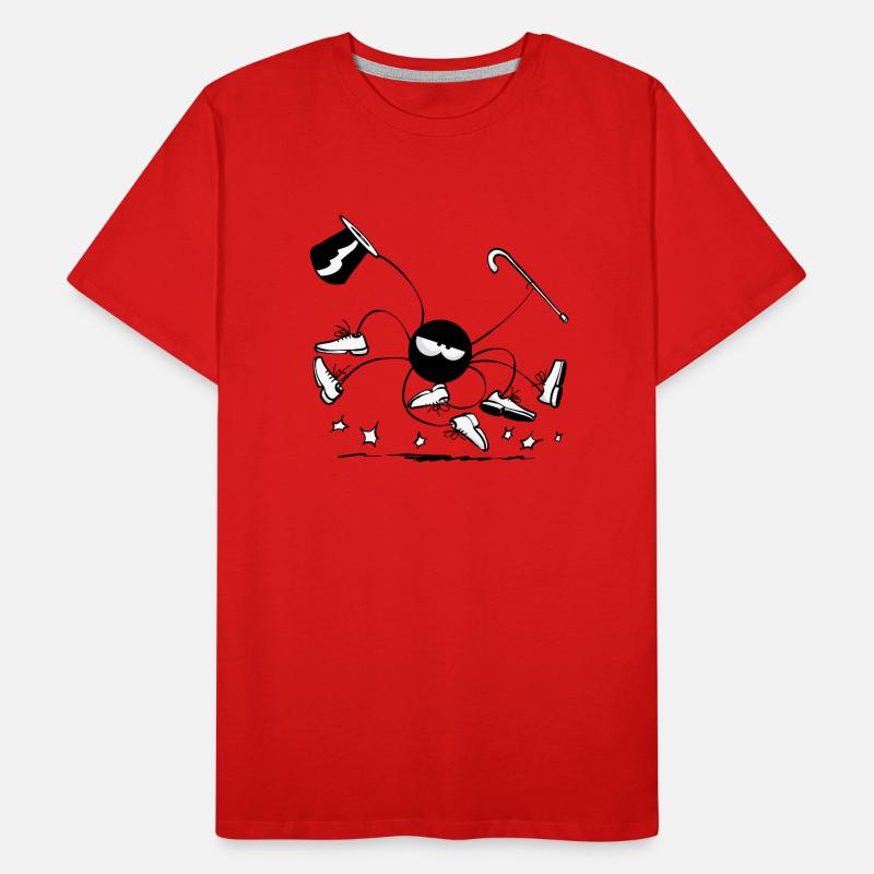 Beth the Spider - Tap Dancing (Version 2) Men's Premium Organic T-Shirt