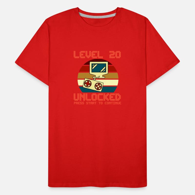 Level 20 T-shirt bio Premium Homme