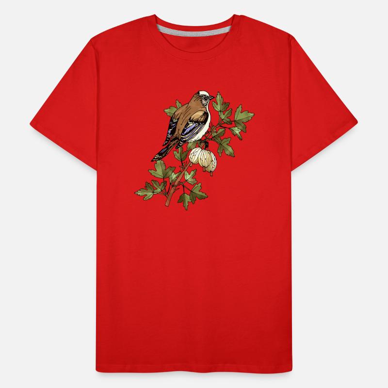Oiseau coloré T-shirt bio Premium Homme