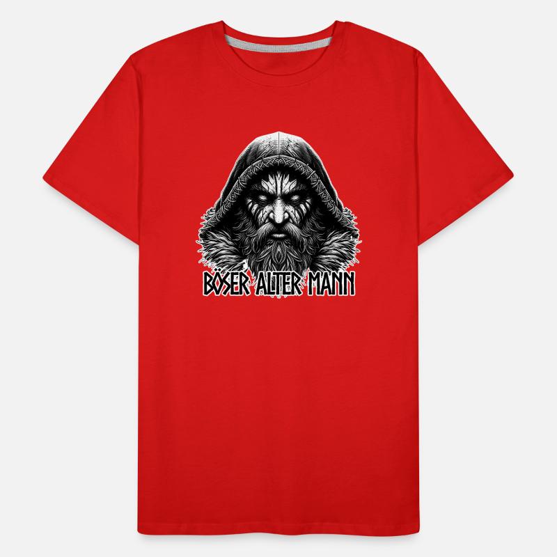 Böser alter Mann Männer Premium Bio T-Shirt