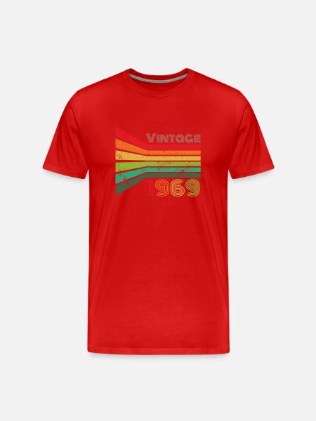 Millésime 1969 - T-shirt bio Premium Homme - rouge