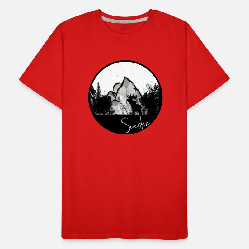Impression Suède T-shirt bio Premium Homme