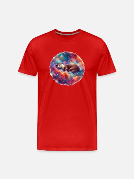 Zero Gravity Otter Nap 2 - Männer Premium Bio T-Shirt -