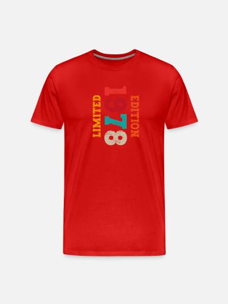 Millésime 1978 - T-shirt bio Premium Homme - rouge