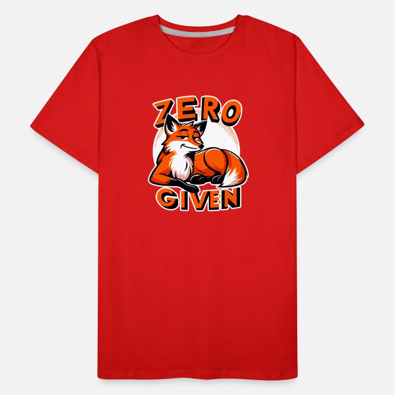 Zero Given - Fox Illustration Men's Premium Organic T-Shirt