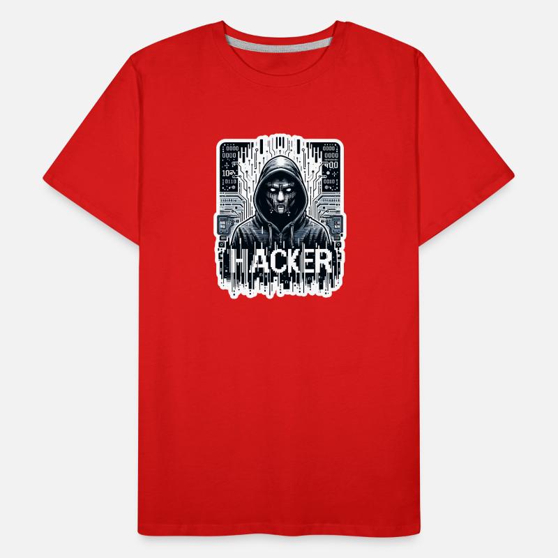 Hacker - Illustration T-shirt bio Premium Homme