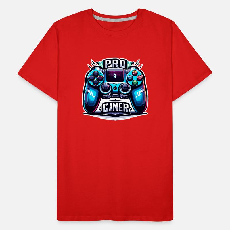 Pro Gamer - Controller Illustration Men's Premium Organic T-Shirt