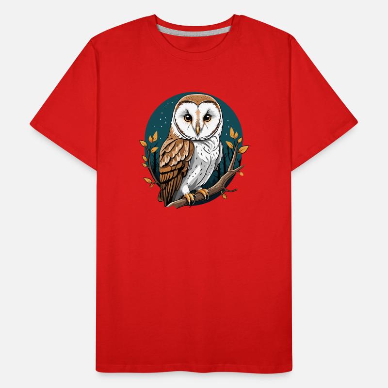 Barn Owl Men's Premium Organic T-Shirt