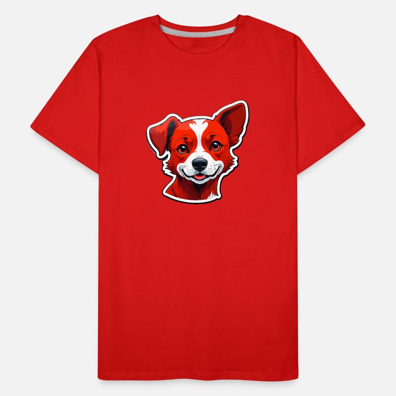 Chien heureux T-shirt bio Premium Homme
