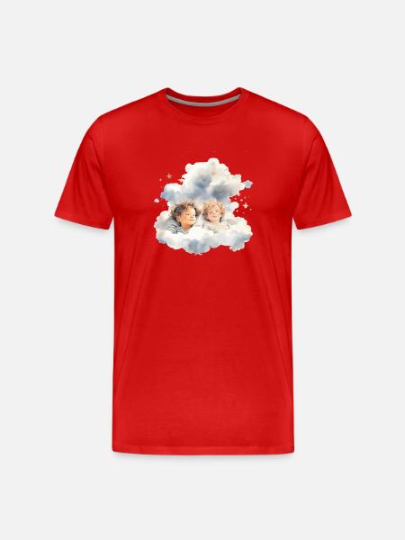 Children's Heaven Dreams Gift - Men's Premium Organic T-Shirt - red