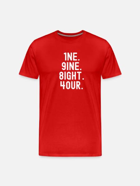 Millésime 1984 - T-shirt bio Premium Homme - rouge