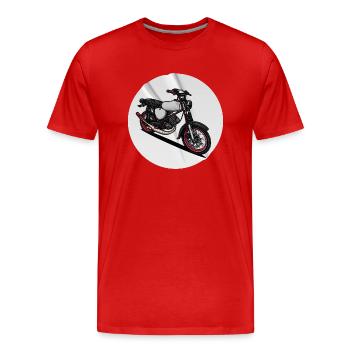 S51 (Tuning) // Illustration - Männer Premium Bio T-Shirt - Rot - Vorne - Damien (186cm)