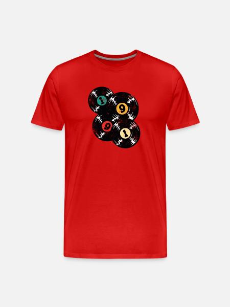 Millésime 1991 - T-shirt bio Premium Homme - rouge