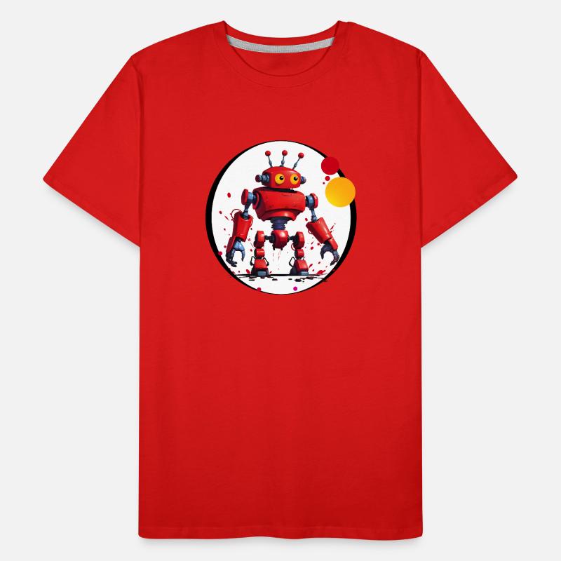 ROBOT PAINTER Men's Premium Organic T-Shirt