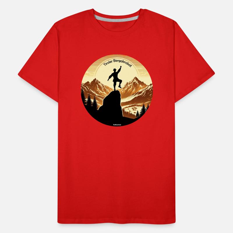 Tyrolean mountain acrobat Men's Premium Organic T-Shirt