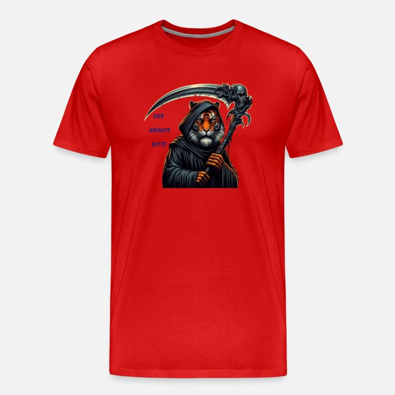 DER NÄCHSTE BITTE 1 - Männer Premium Bio T-Shirt - Rot