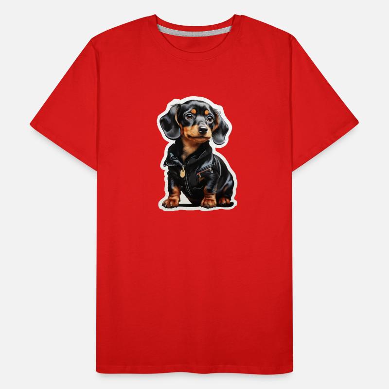 Teckel T-shirt bio Premium Homme