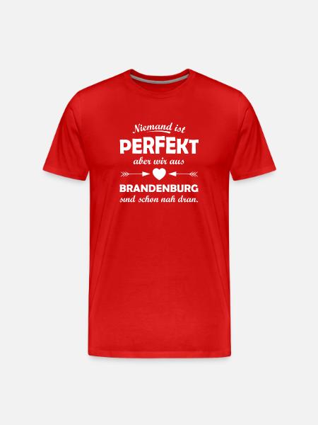 Brandenburg near Berlin - Men's Premium Organic T-Shirt - red