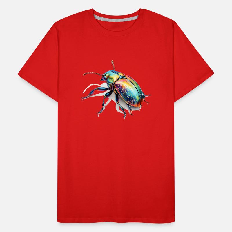 Rainbow Bug Men's Premium Organic T-Shirt