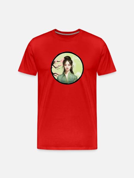 Smooth Asia - Men's Premium Organic T-Shirt - red