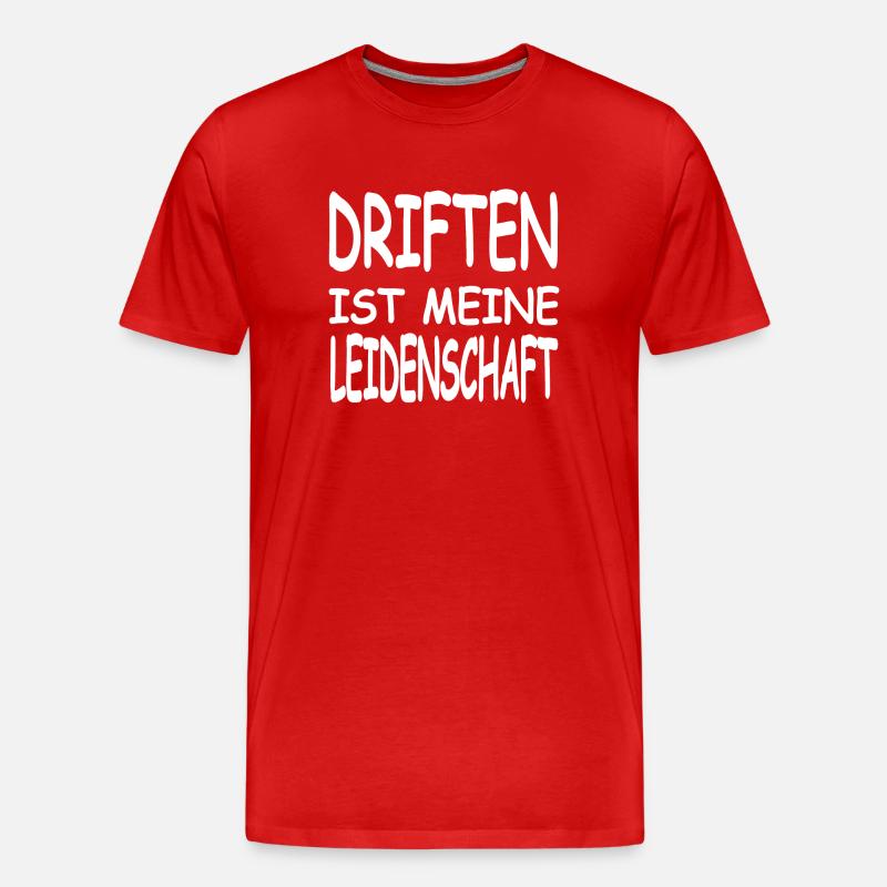 Driften - Männer Premium Bio T-Shirt - Rot