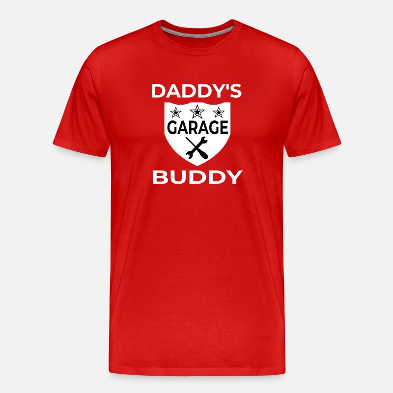 Garage - Männer Premium Bio T-Shirt - Rot