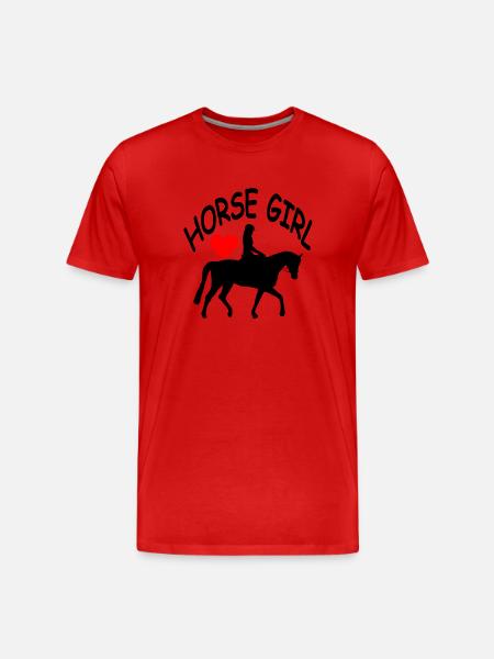 Cheval - T-shirt bio Premium Homme - rouge