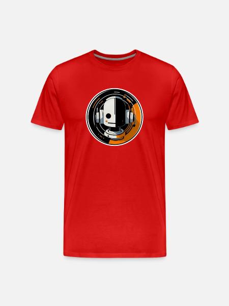 THE FLIP SIDE - Men's Premium Organic T-Shirt - red