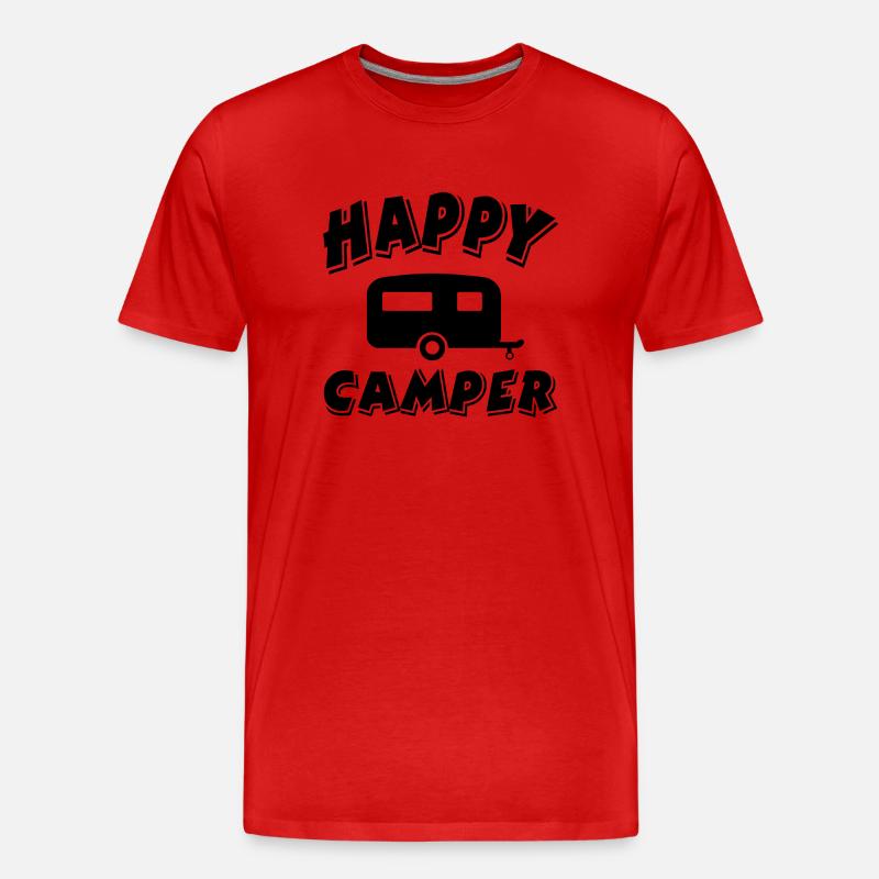 Camper - Männer Premium Bio T-Shirt - Rot