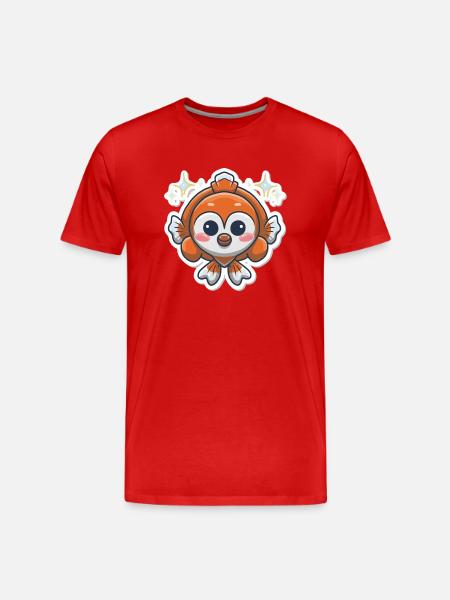 Clownfish Lover - Men's Premium Organic T-Shirt - red