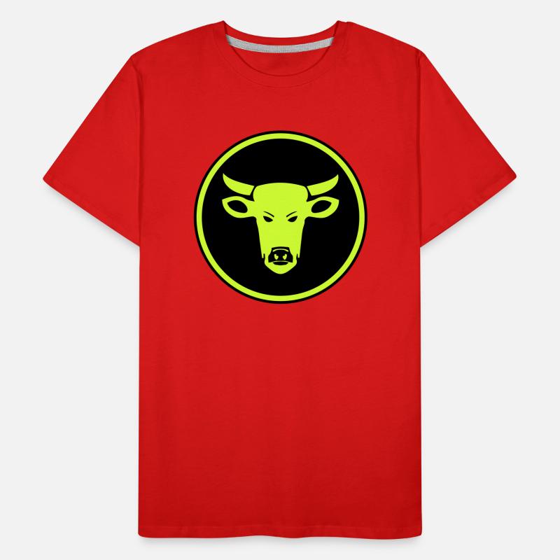 Boeuf de vache T-shirt bio Premium Homme